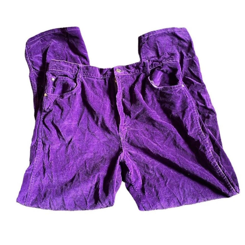 vintage purple corduroy pants